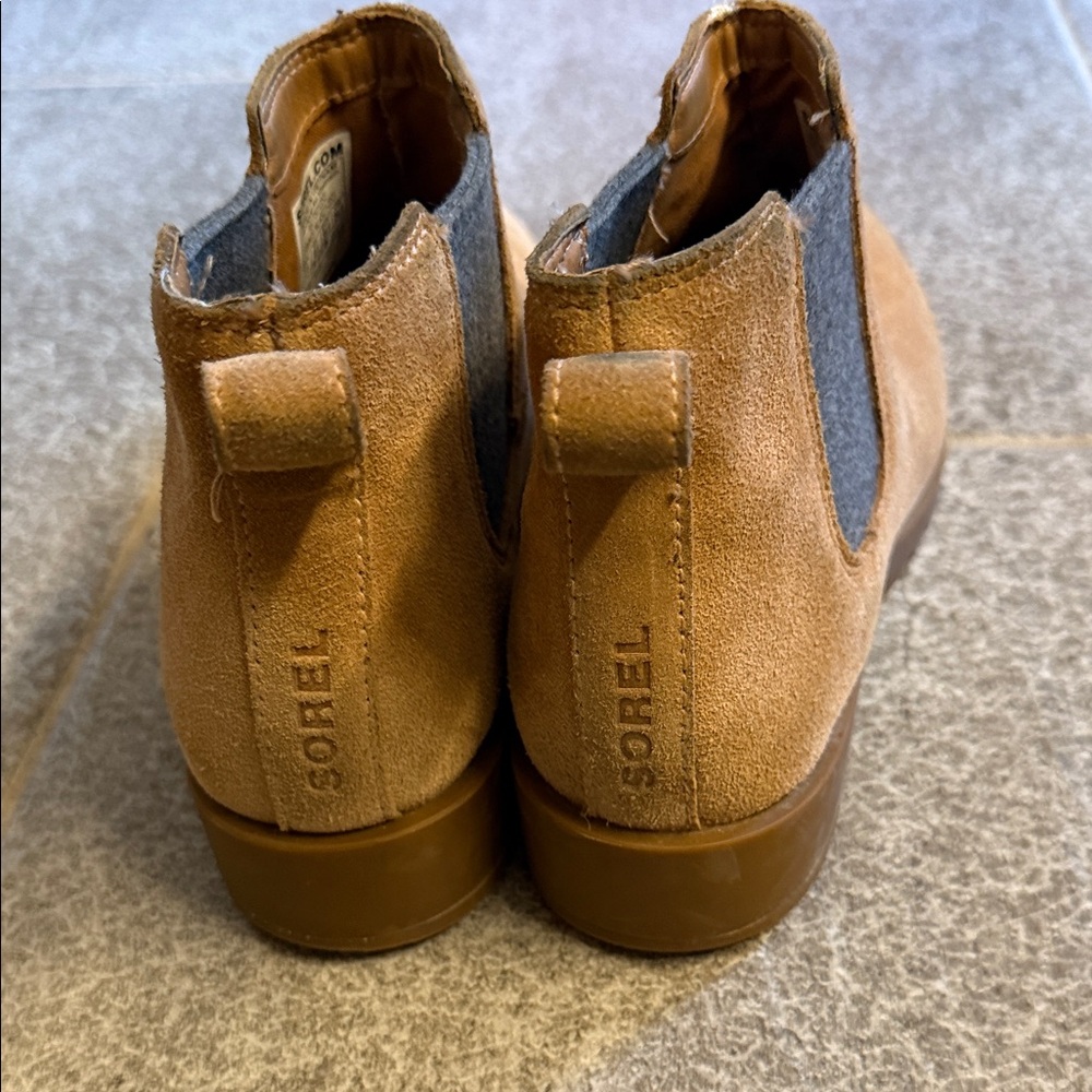Sorel Tan Suede Ankle Boots - Picture 4 of 12